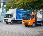 Fuso eCanter logística sustentável fabricada em Portugal faz roadshow pelo país