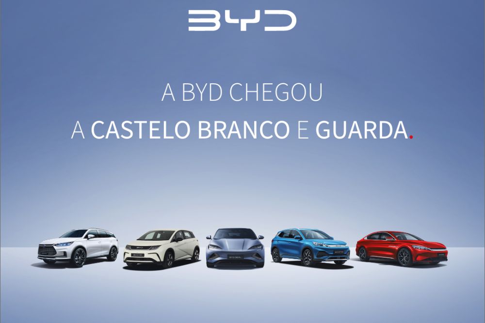 BYD chega a Castelo Branco e à Guarda