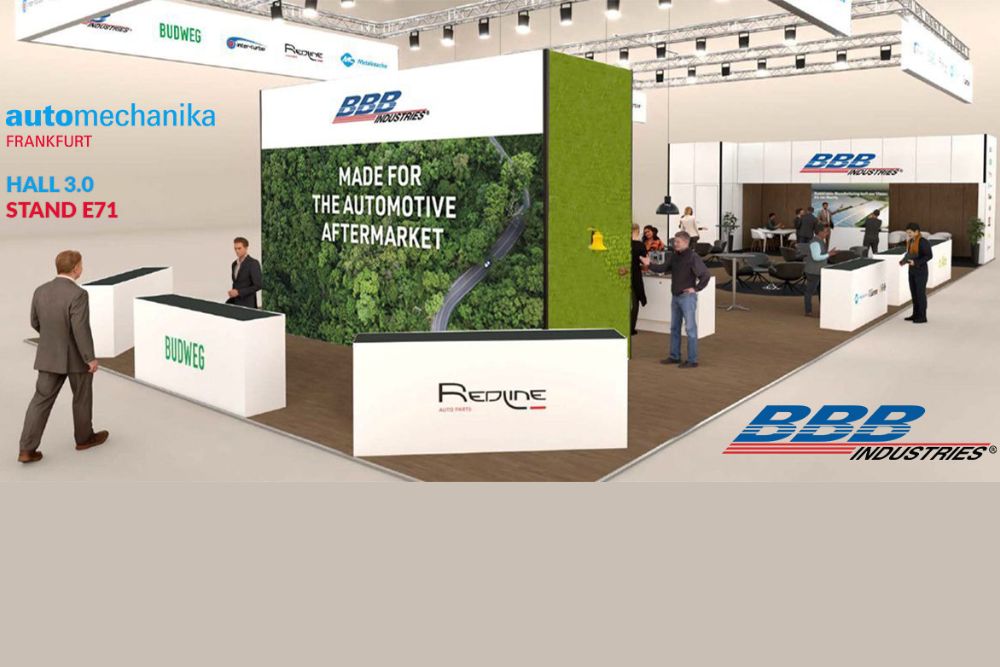 A BBB Industries realizará eventos diários, apresentações, sorteios e festas no seu stand na Frankfurt Automechanika