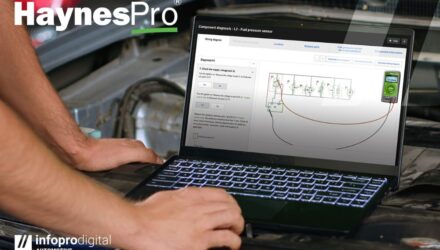 A HaynesPro, uma solução da Infopro Digital Automotive, introduz procedimentos exclusivos de substituição de componentes da gestão do motor com diagramas de ligações integrados