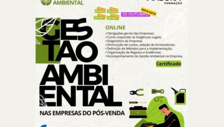 Formação ANECRA | Curso Gestão Ambiental nas Empresas do Pós-Venda