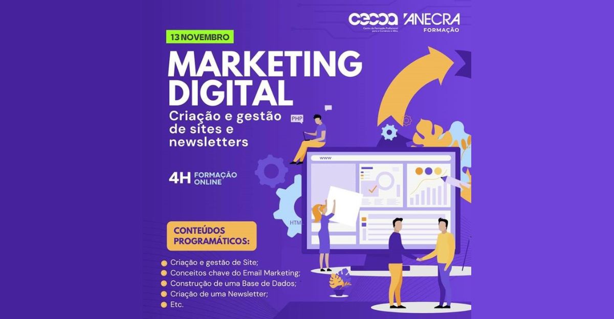 Formação ANECRA | Formação em Marketing Digital