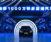 BYD atinge a produção de 10 milhões de viaturas movidas a novas energias no seu 30.º aniversário